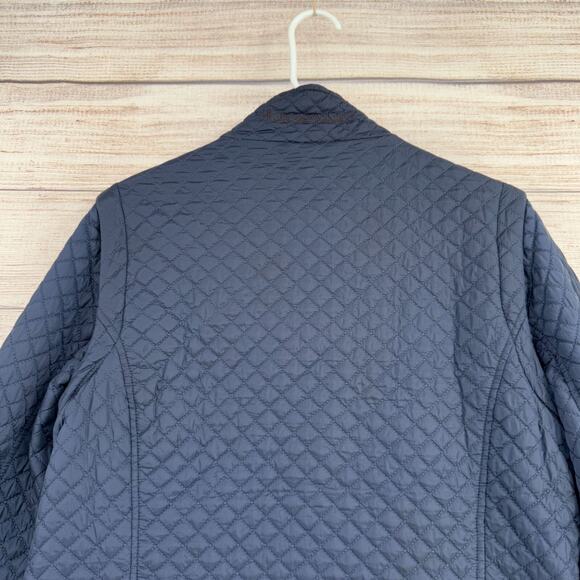 Horseware Ireland Quilted Equestrian Jacket Men's Size Medium Navy Blue - Picture 4 of 13